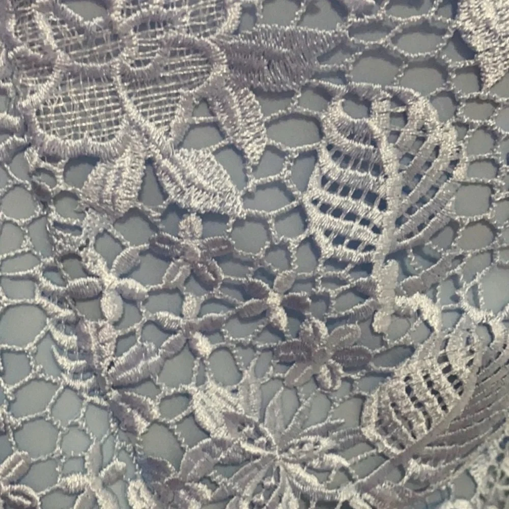 Alice + Olivia Rapunzel Lace Mini Dress Icy Blue (light blue) NWT Size 10 - Picture 6 of 17
